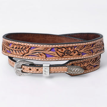 American Darling Hand tooled Hatband Genuine American Leather Western Adjustable Unisex